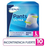 TENA Ropa Interior Pants Ultra Large 10UN